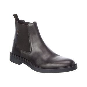 Hugo Boss Calev Leather Boot, Black
